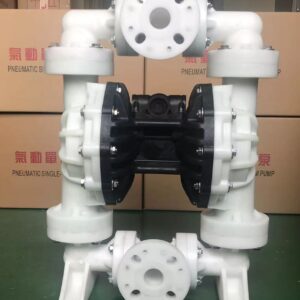 Bơm màng hoạt động bằng khí nén Model: 25PPTF Max Capacity: 189 l/min Max Pressure: 80m Inlet/out let: 1 inch vật liệu: Thân PP, màng Teflon Nhãn hiệu: Bright Sky/ BML-China